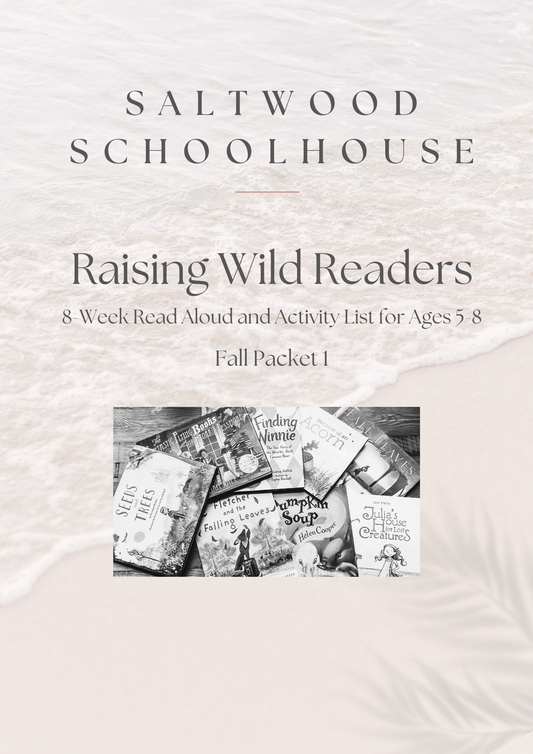 Raising Wild Readers Fall Packet 1